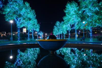 みずいろ公園イルミネーション