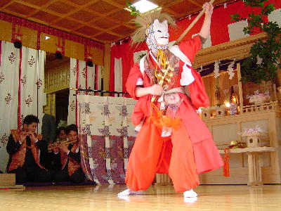 長屋神社太々神楽の画像