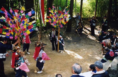 諏訪神社獅子舞の画像